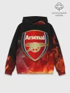Худи мужской база хлопок / Arsenal