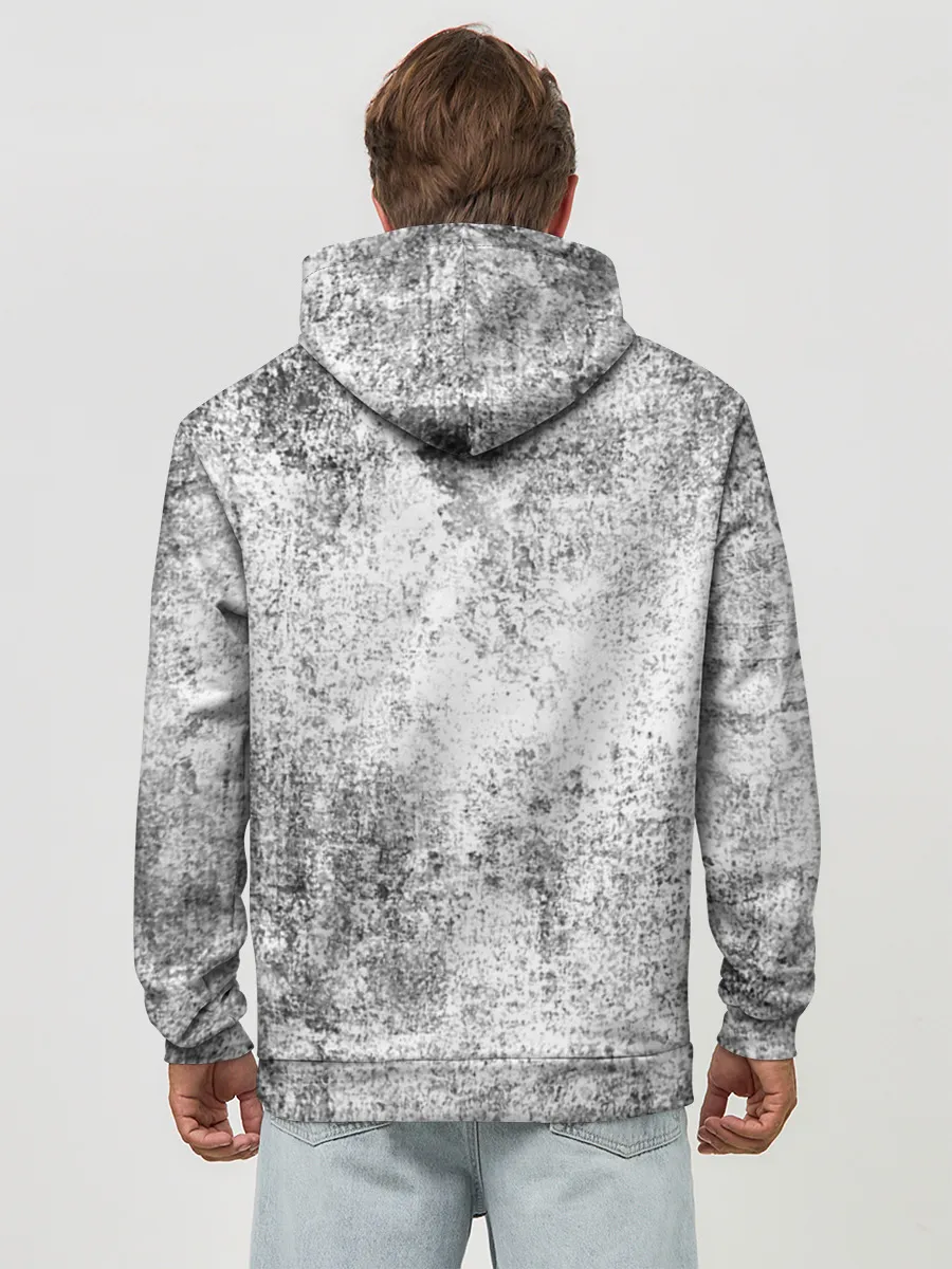 Худи мужской база хлопок / Острые козырьки