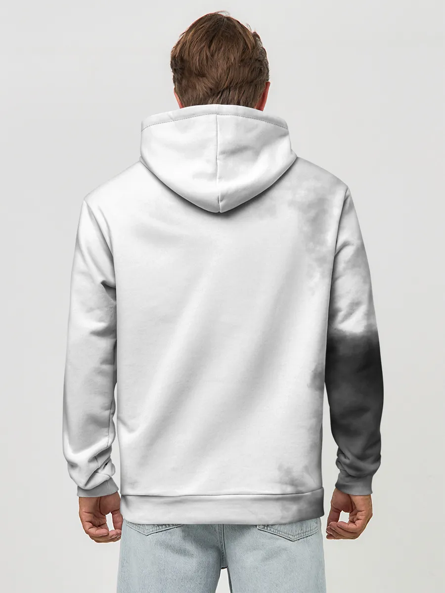 Худи мужской база хлопок / Острые козырьки