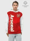 Худи мужской база хлопок / Arsenal