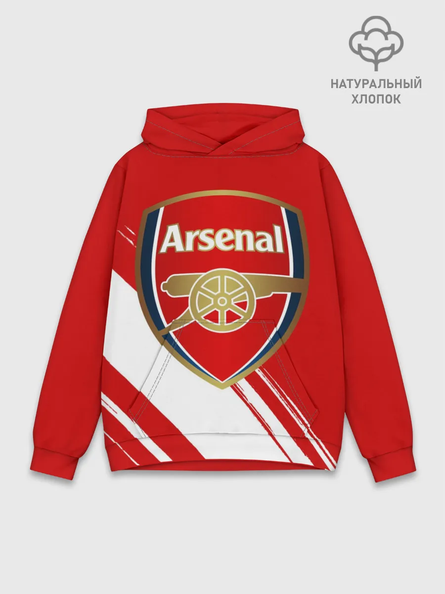 Худи мужской база хлопок / Arsenal
