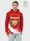Худи мужской база хлопок / Arsenal