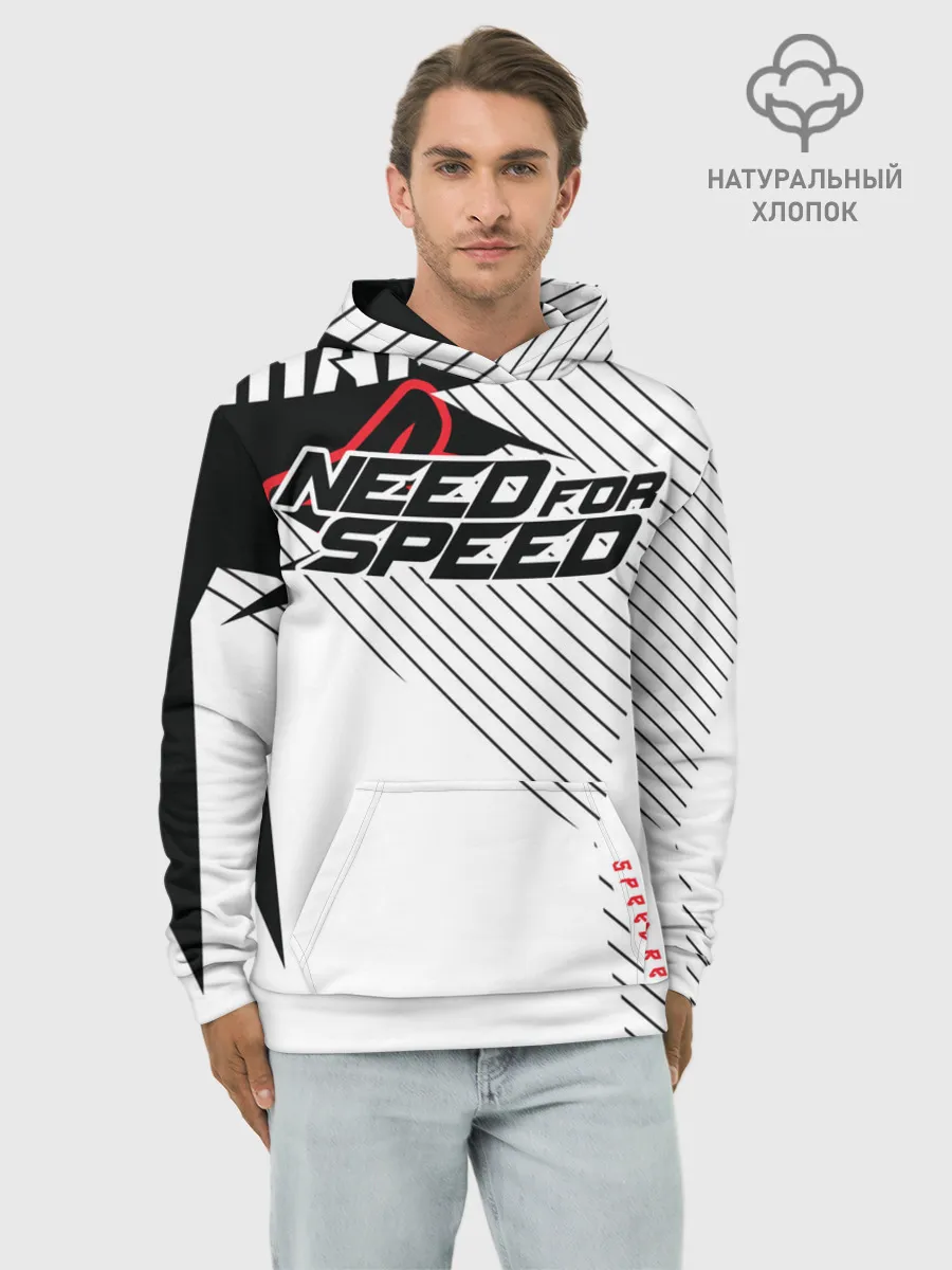 Худи мужской база хлопок / Need for Speed