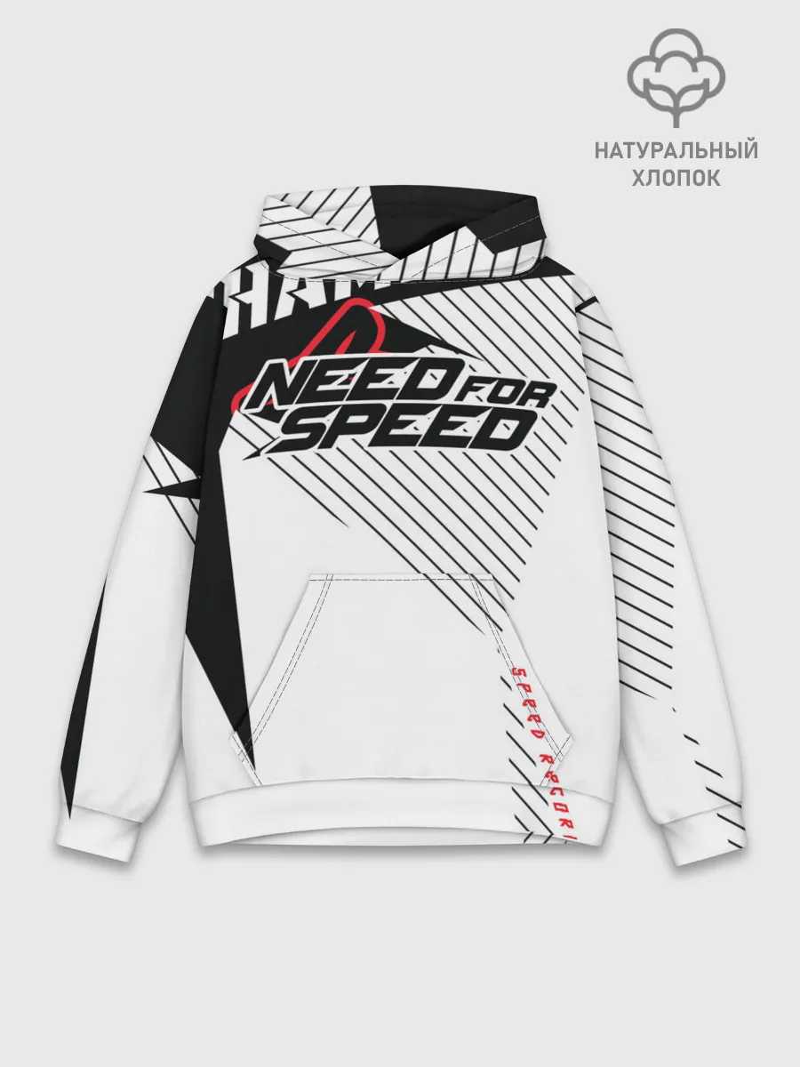 Худи мужской база хлопок / Need for Speed