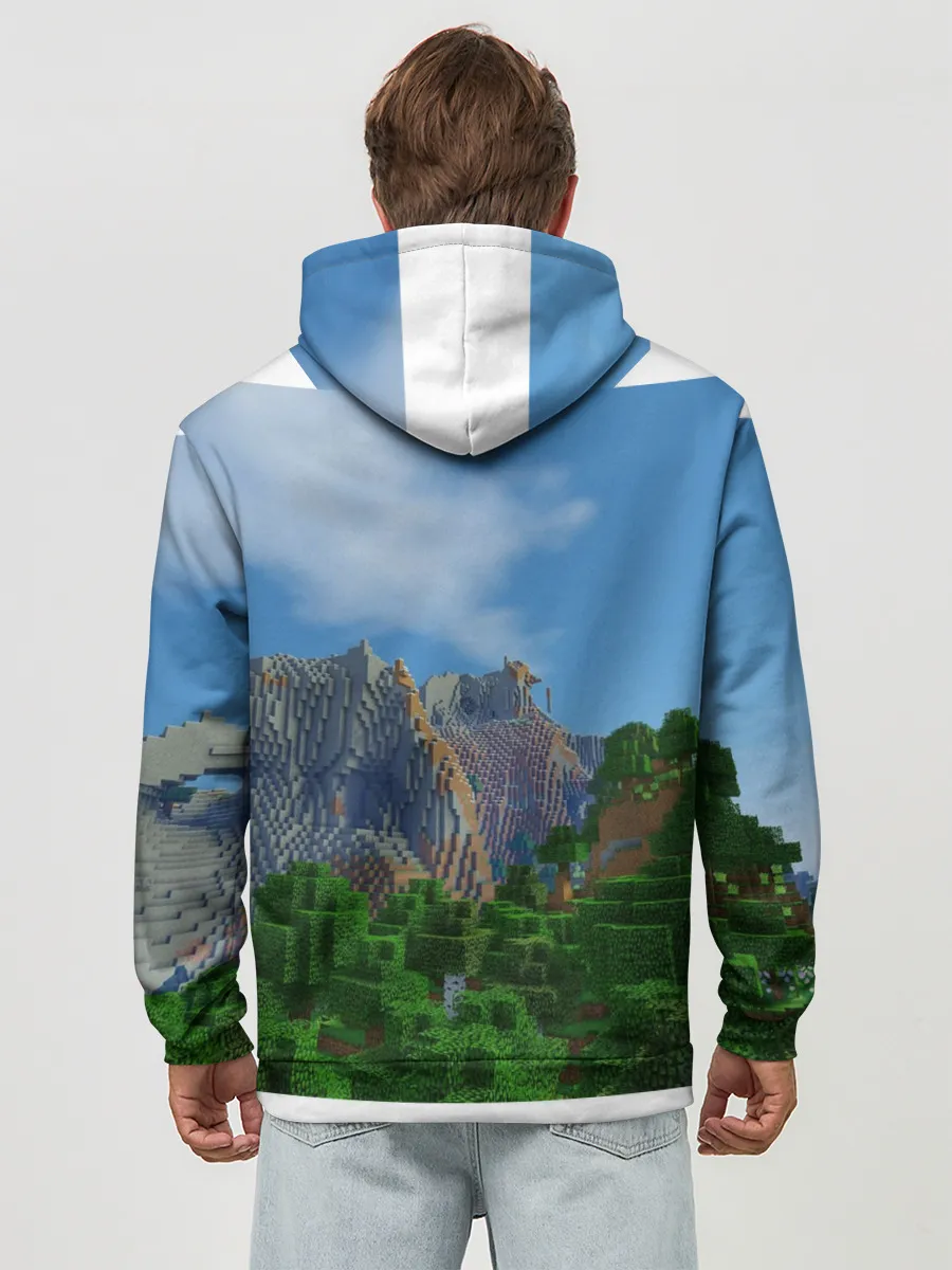 Худи мужской база хлопок / Minecraft