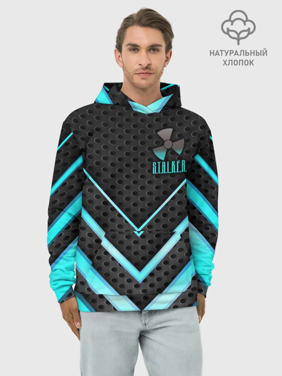 Худи мужской база хлопок / S.T.A.L.K.E.R.