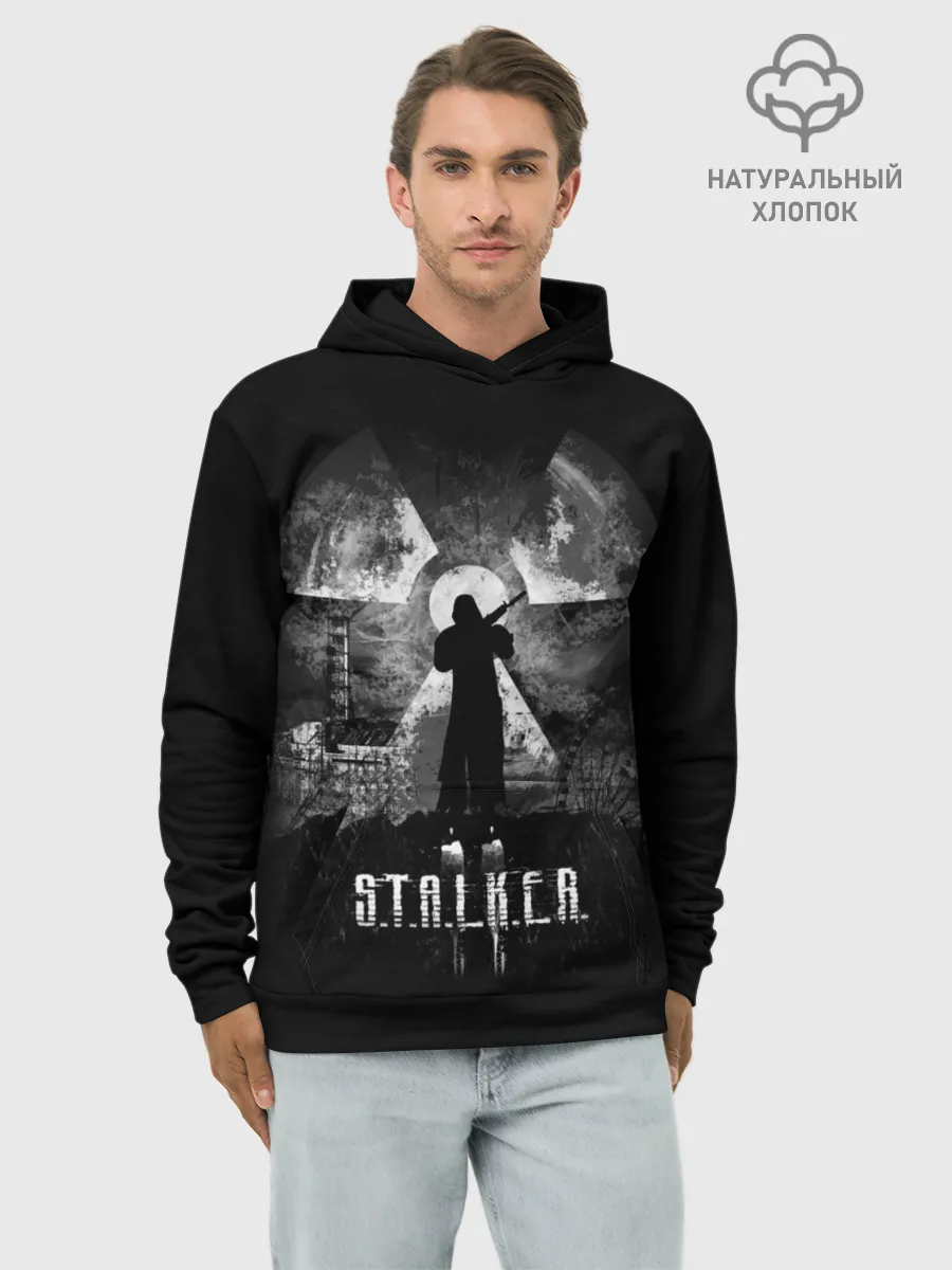 Худи мужской база хлопок / S.T.A.L.K.E.R.