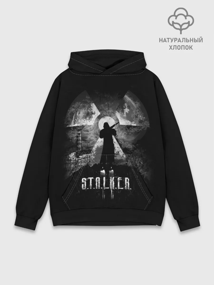 Худи мужской база хлопок / S.T.A.L.K.E.R.