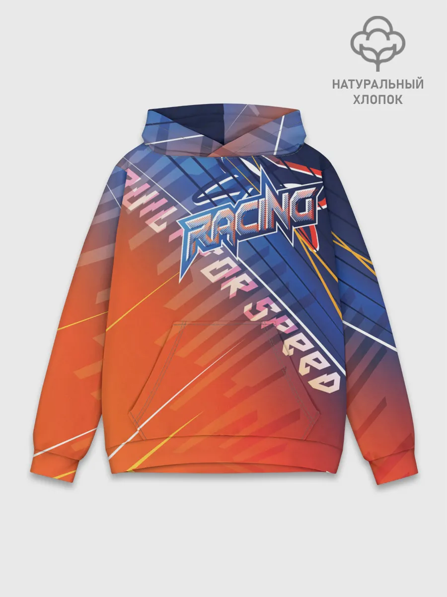 Худи мужской база хлопок / Форма для мотокросса FOX