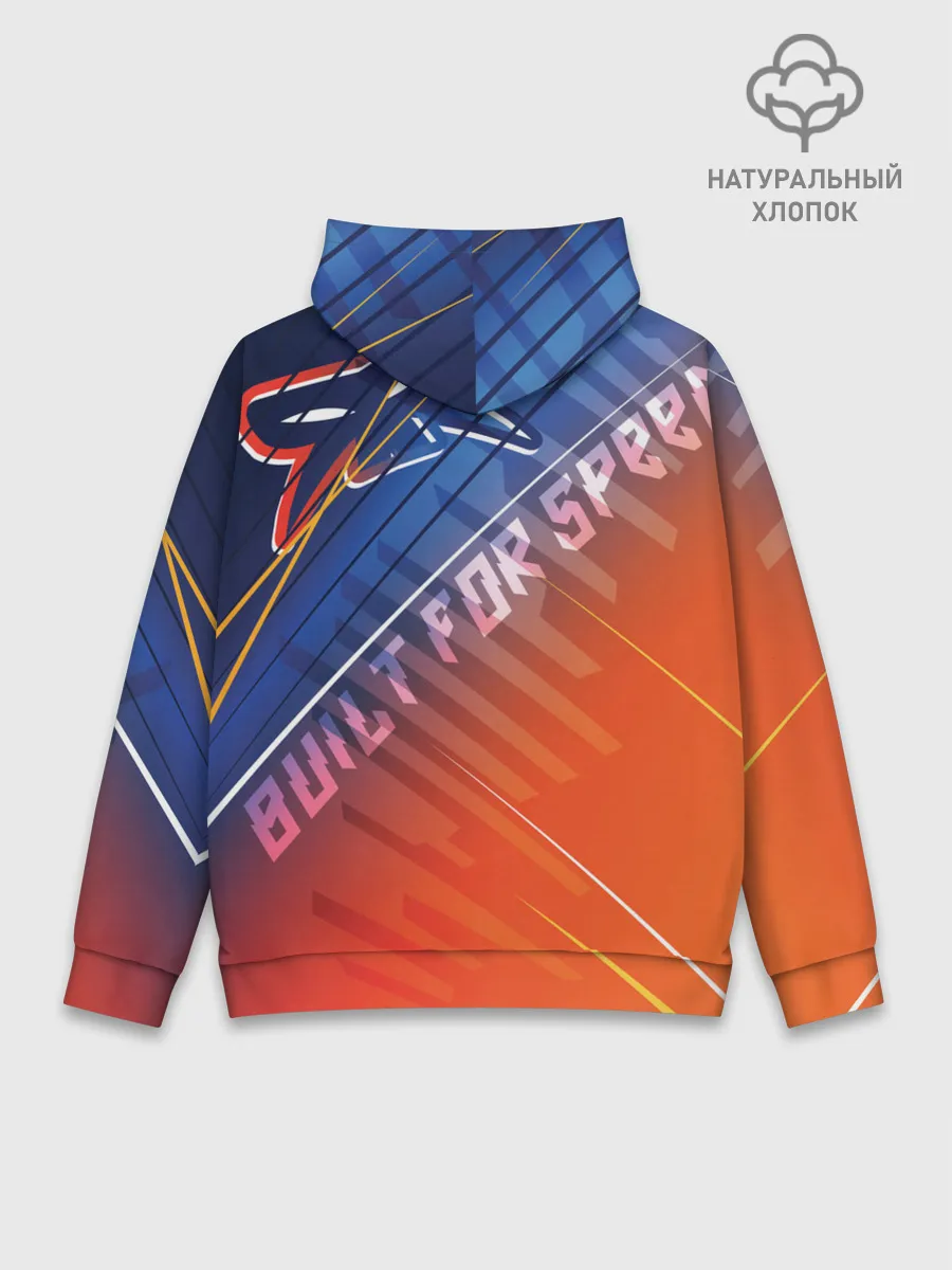 Худи мужской база хлопок / Форма для мотокросса FOX