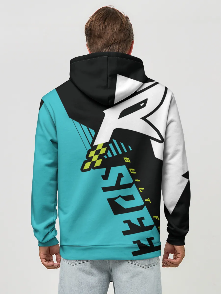 Худи мужской база хлопок / Форма для мотокросса FOX