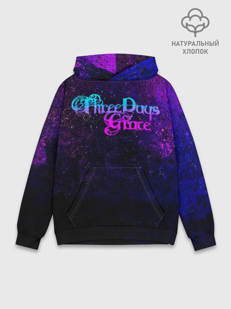 Худи мужской база хлопок / Three Days Grace