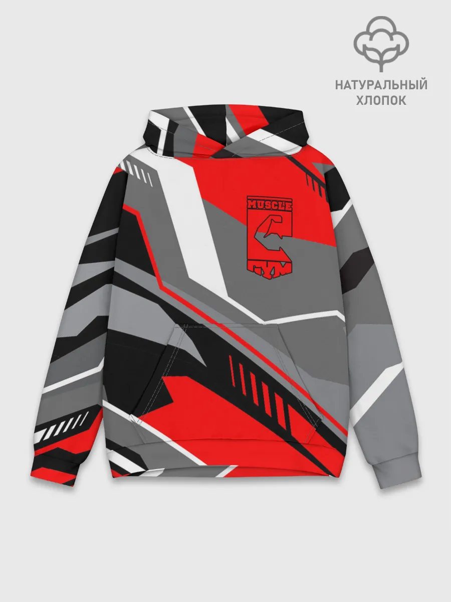 Худи мужской база хлопок / GYM