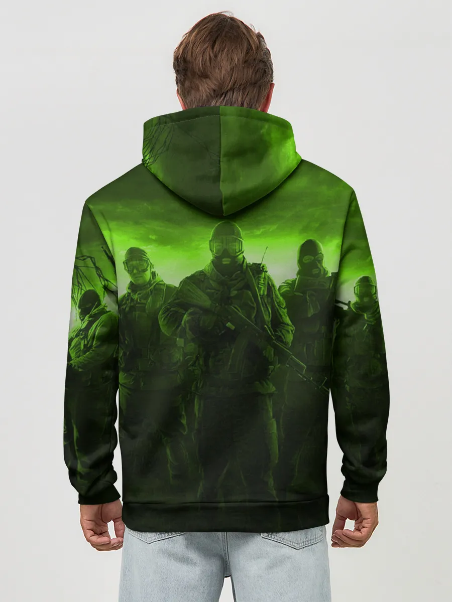 Худи мужской база хлопок / STALKER СВОБОДА