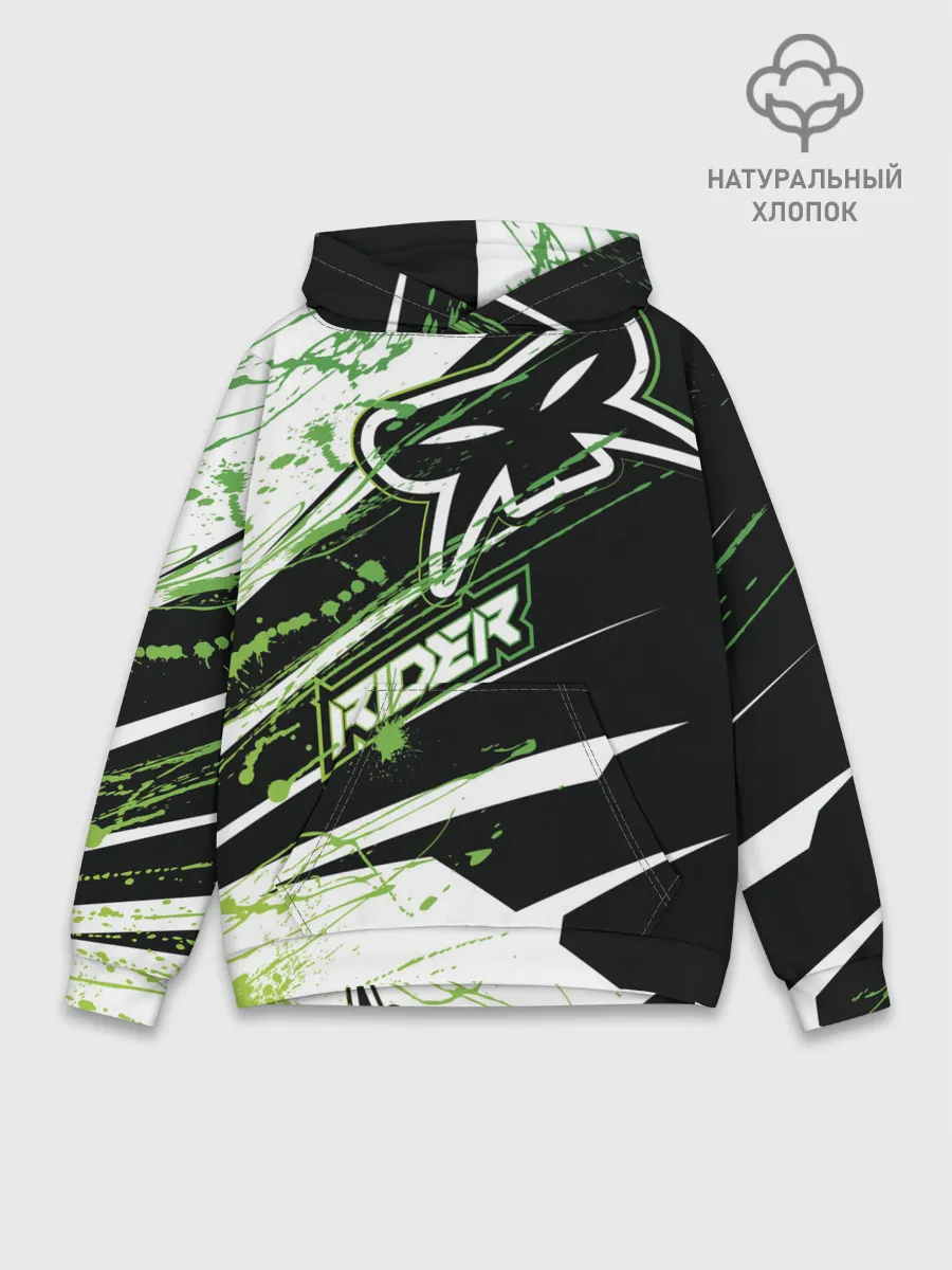 Худи мужской база хлопок / Форма для мотокросса FOX