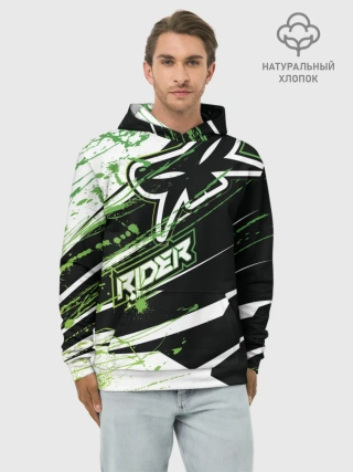 Худи мужской база хлопок / Форма для мотокросса FOX
