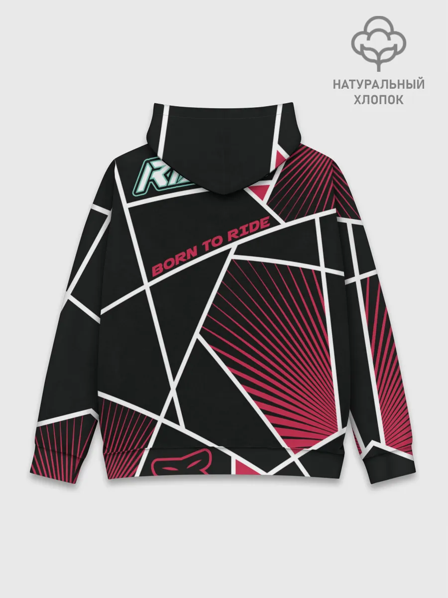 Худи мужской база хлопок / Форма для мотокросса FOX