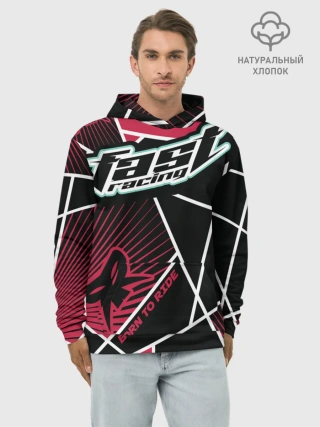 Худи мужской база хлопок / Форма для мотокросса FOX