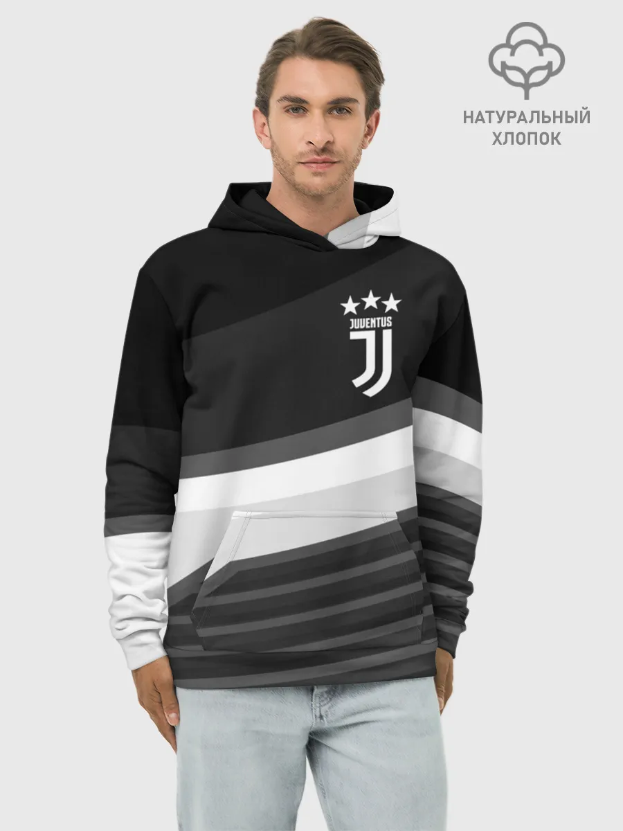 Худи мужской база хлопок / Juventus