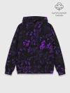 Худи мужской база хлопок / [JJBA] Menacing Pattern purple