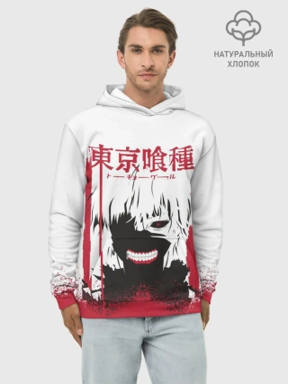 Худи мужской база хлопок / ТОКИЙСКИЙ ГУЛЬ