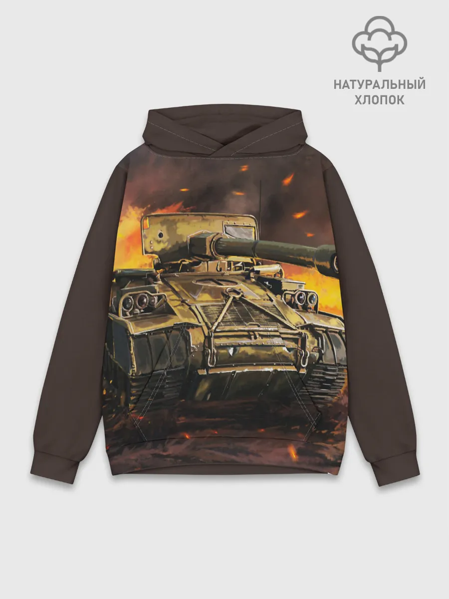 Худи мужской база хлопок / ТАНК