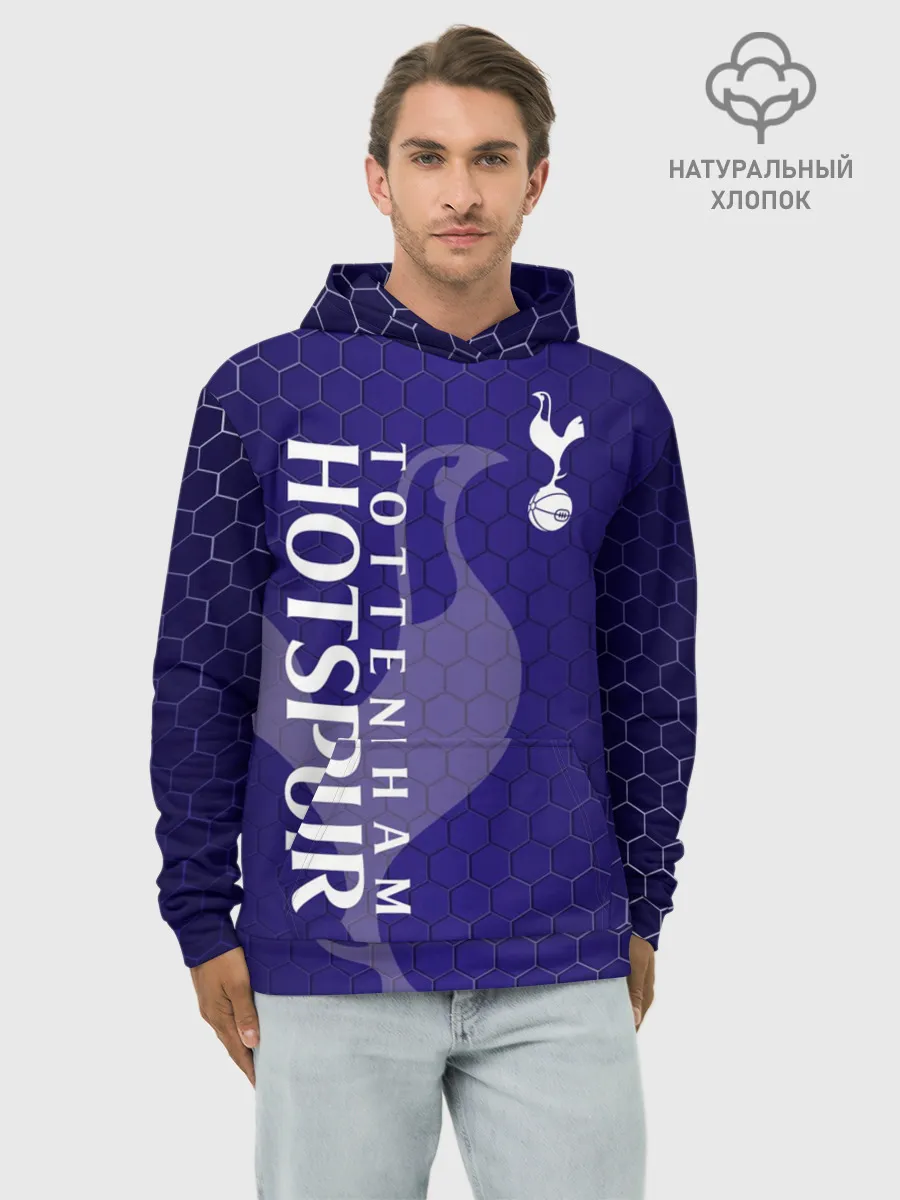 Худи мужской база хлопок / Тоттенхэм