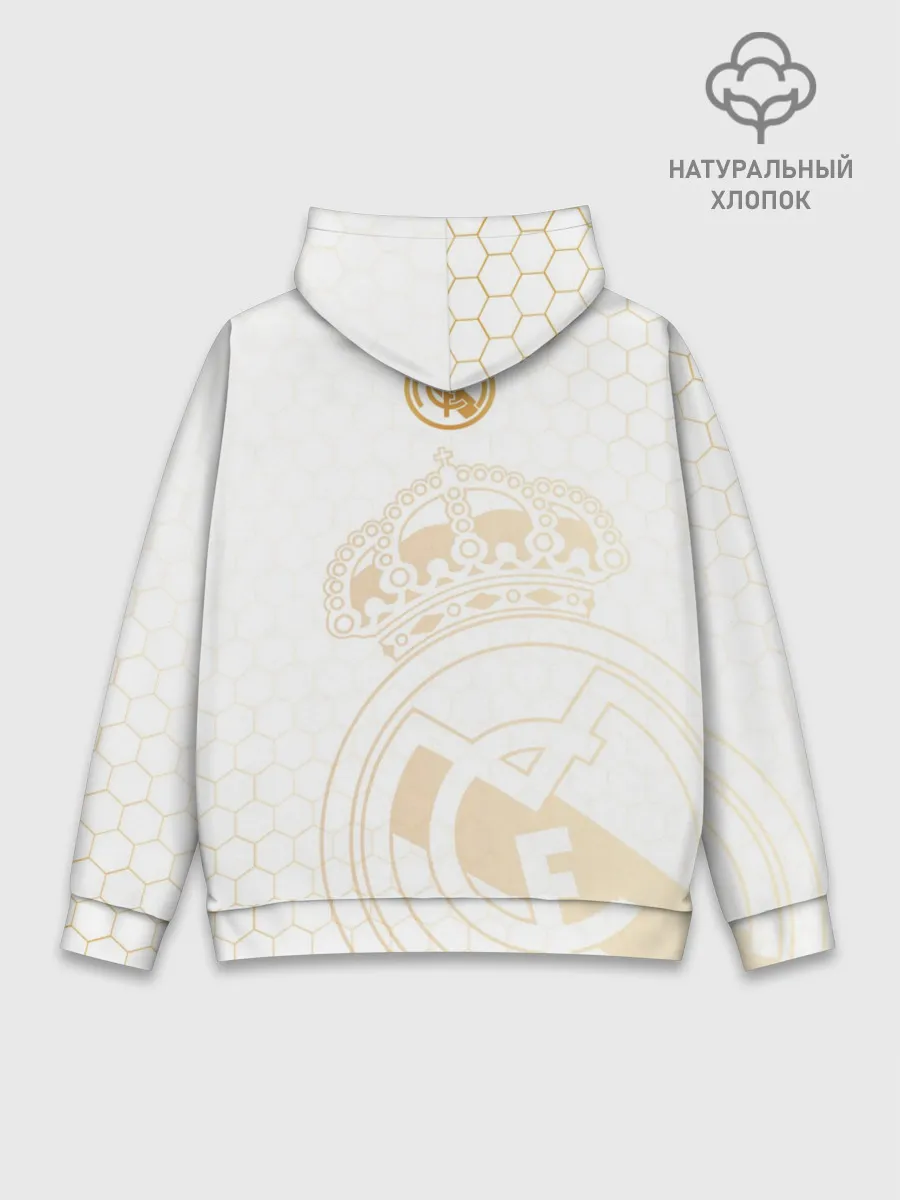 Худи мужской база хлопок / Реал Мадрид