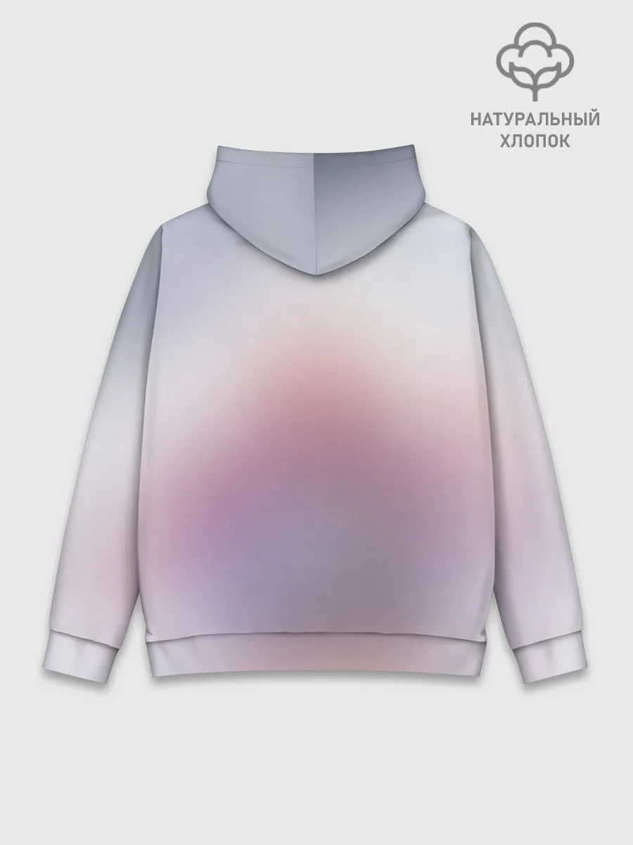 Худи мужской база хлопок / Ноль два арт