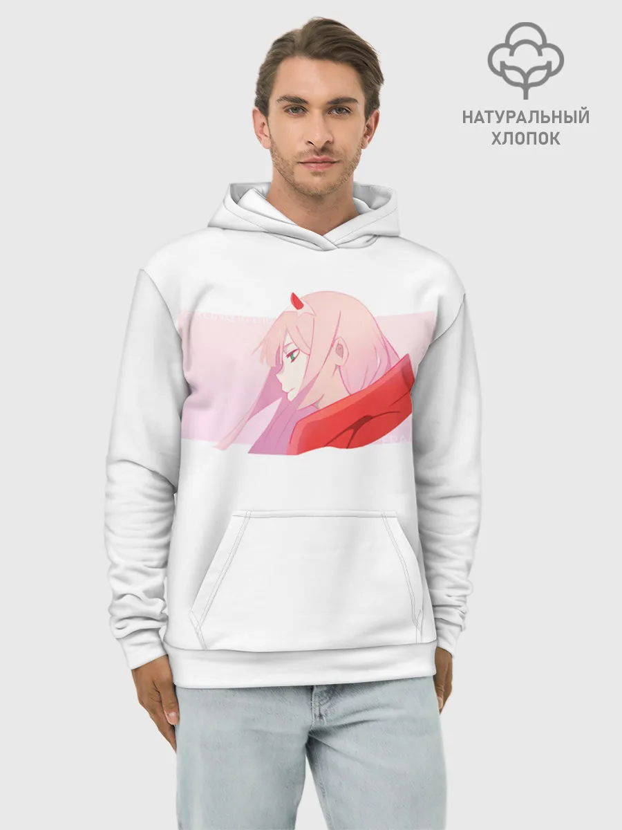 Худи мужской база хлопок / Ноль два профиль