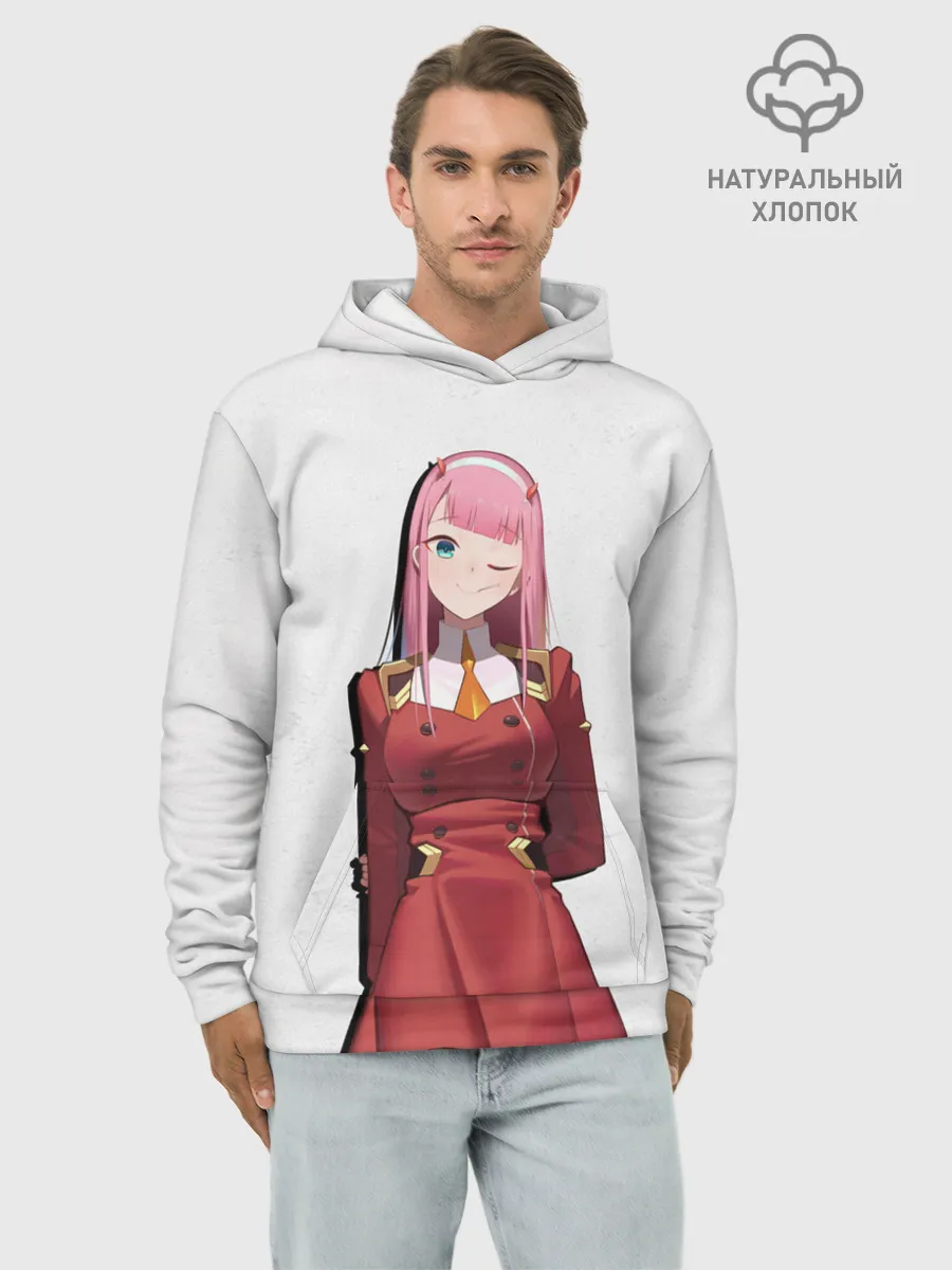 Худи мужской база хлопок / Ноль два