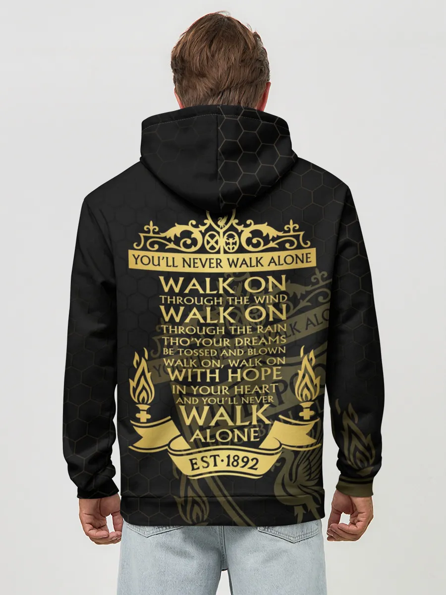 Худи мужской база хлопок / Ливерпуль