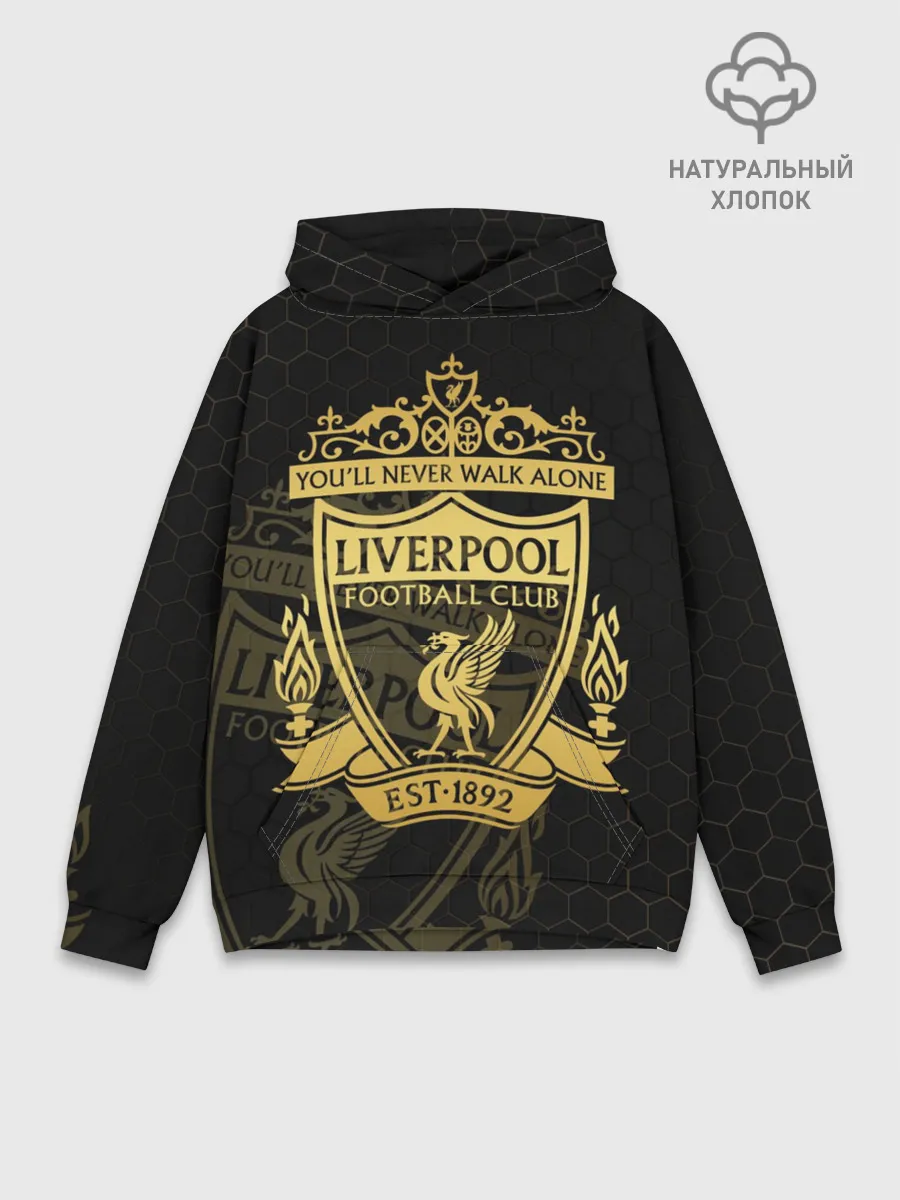 Худи мужской база хлопок / Ливерпуль