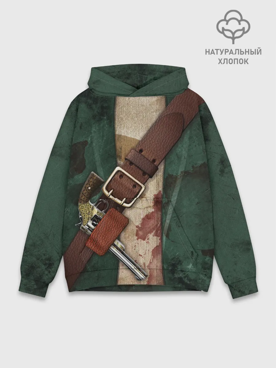 Худи мужской база хлопок / Пират