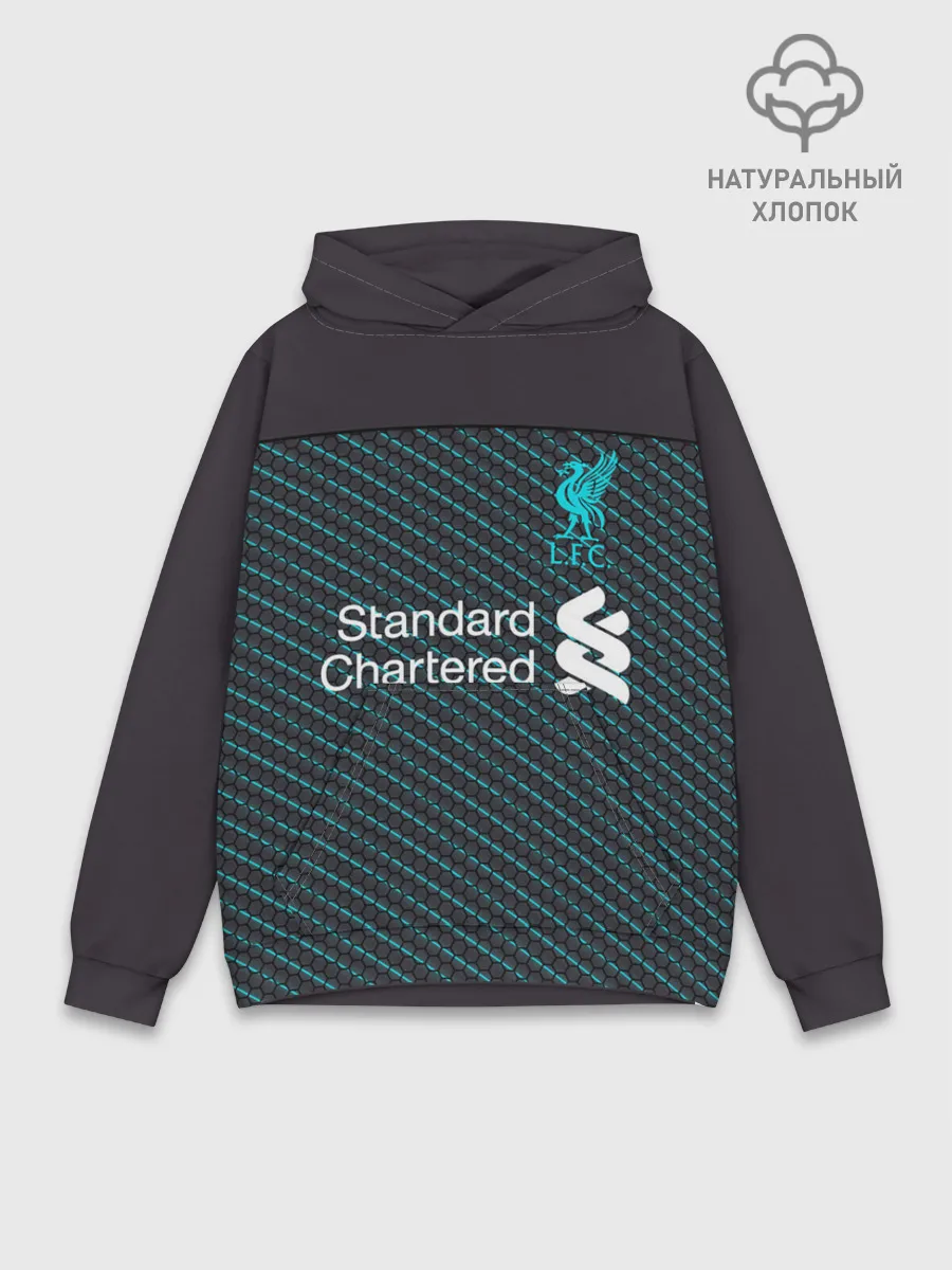 Худи мужской база хлопок / Liverpool 19-20 home - форма.