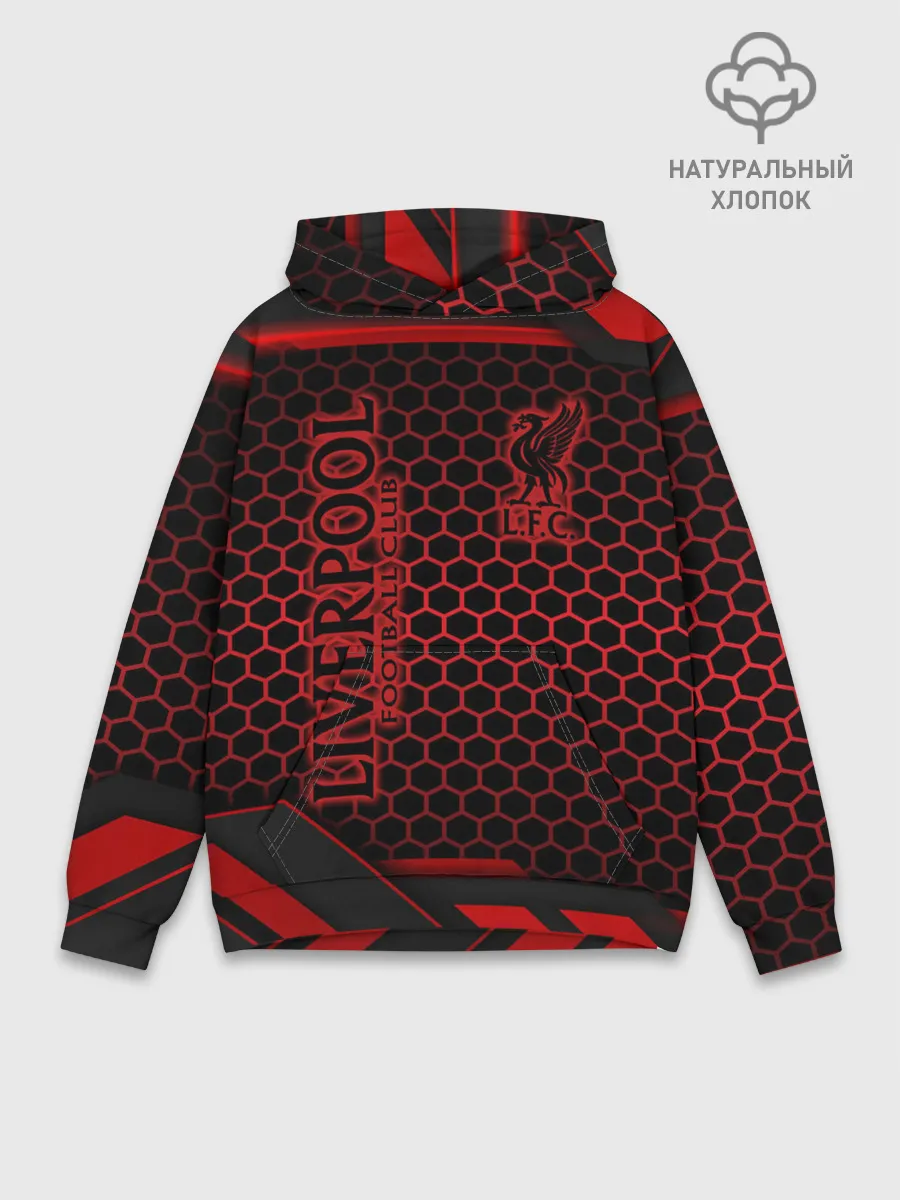 Худи мужской база хлопок / Liverpool F.C.