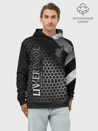 Худи мужской база хлопок / LIVERPOOL F.C. | ЛИВЕРПУЛЬ