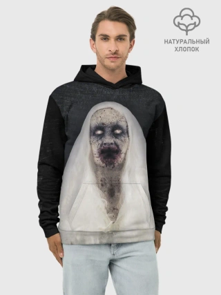 Худи мужской база хлопок / Страшный призрак