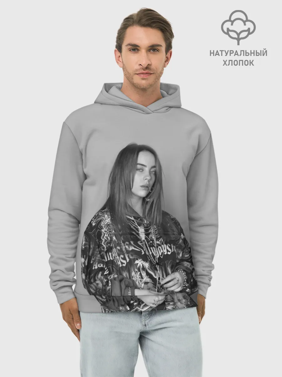 Худи мужской база хлопок / BILLIE EILISH