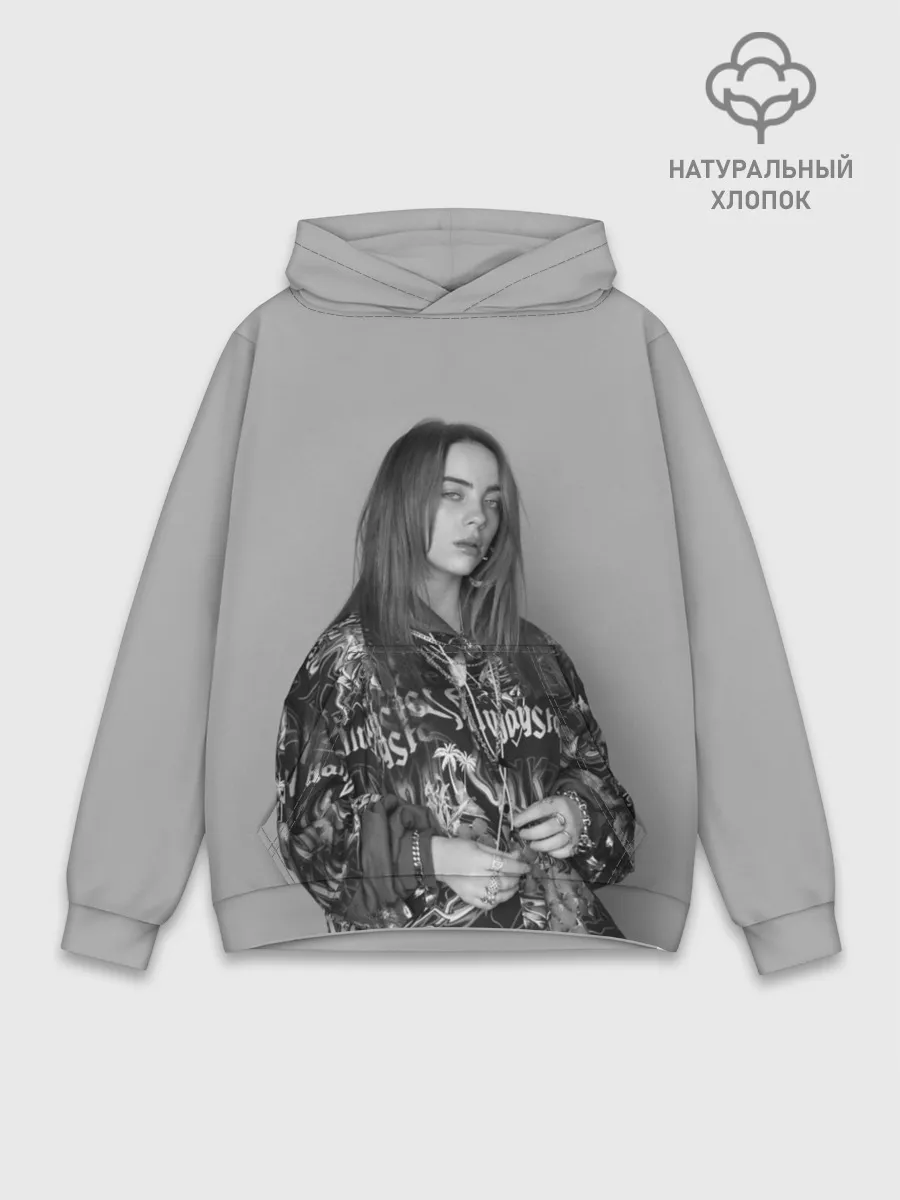 Худи мужской база хлопок / BILLIE EILISH