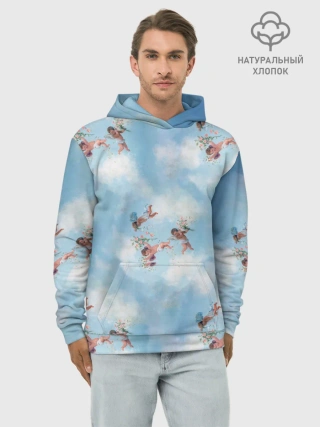 Худи мужской база хлопок / Renaissance Angels