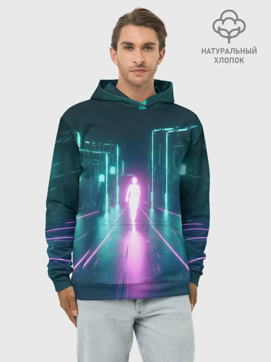 Худи мужской база хлопок / OutRun