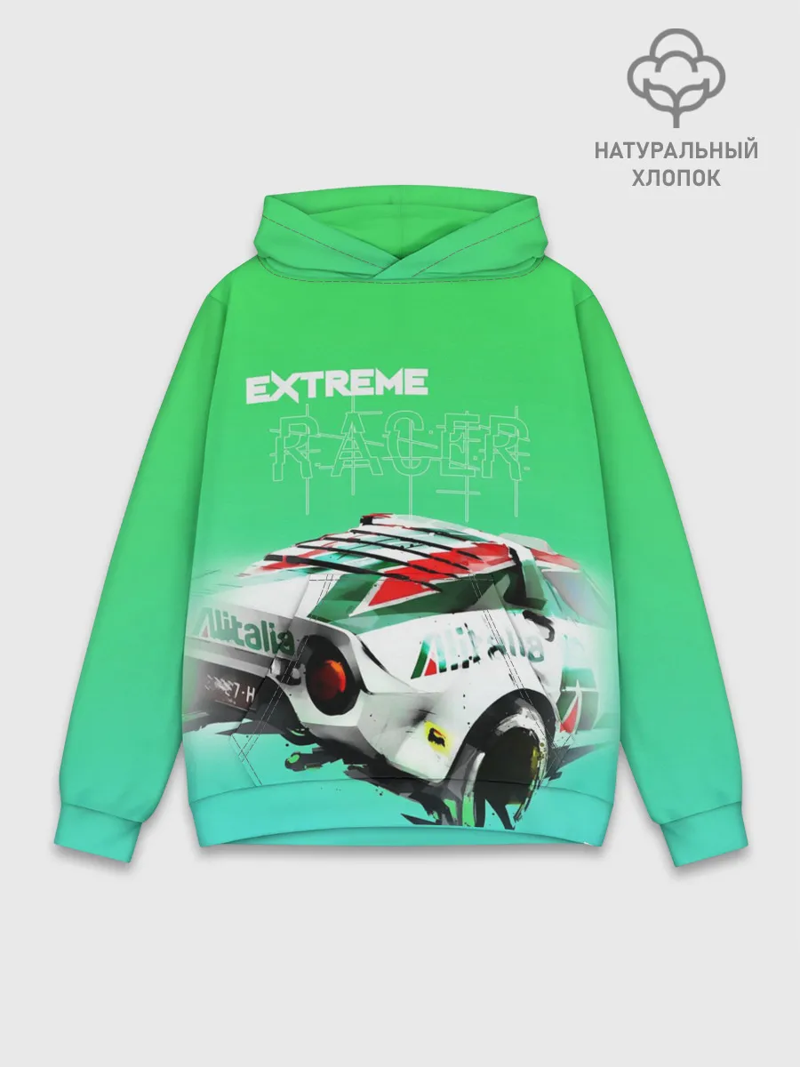 Худи мужской база хлопок / Extrime Racer