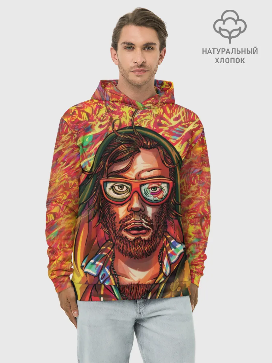 Худи мужской база хлопок / Hotline Miami 2: Wrong Number