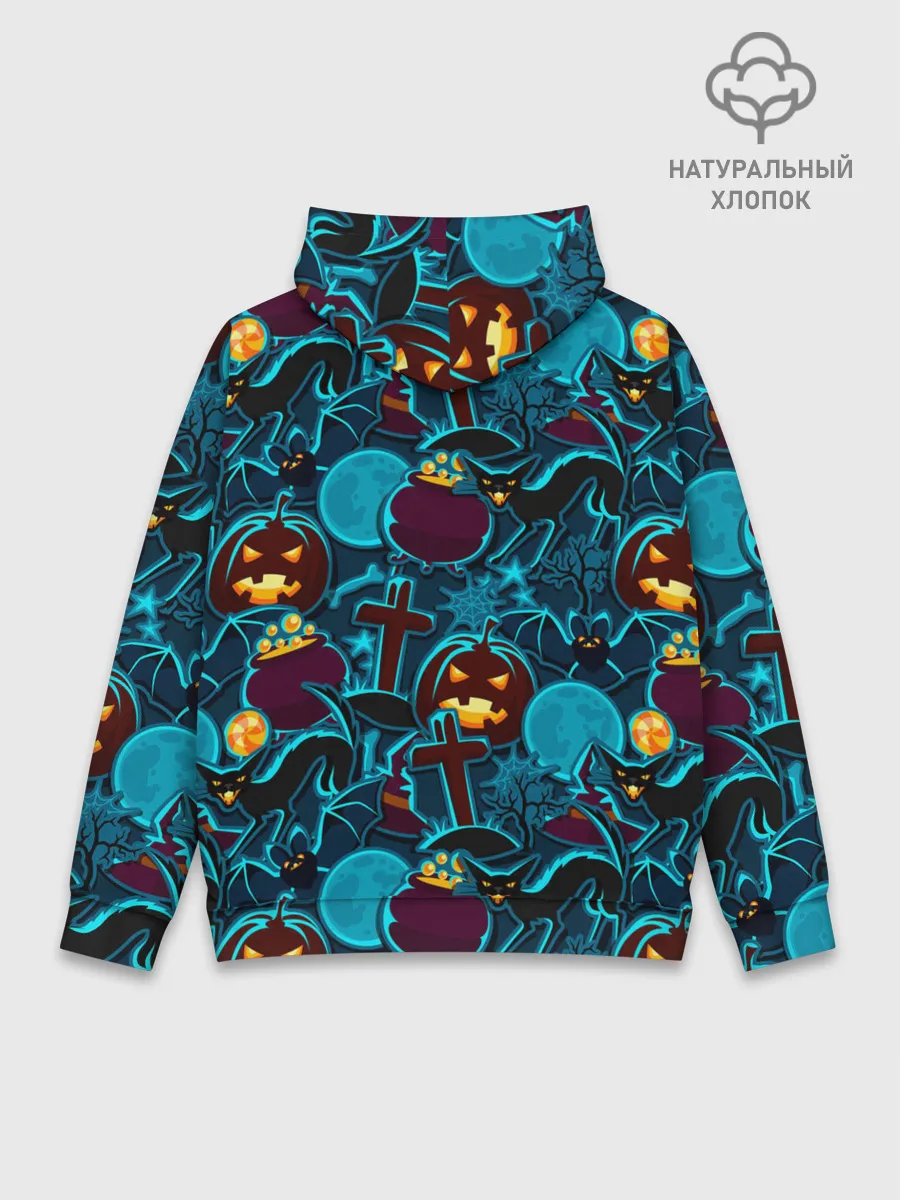 Худи мужской база хлопок / Хэллоуин
