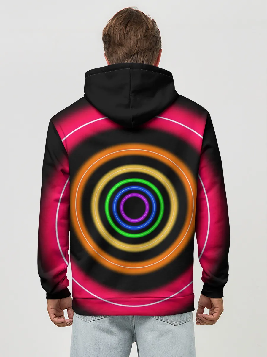 Худи мужской база хлопок / Neon