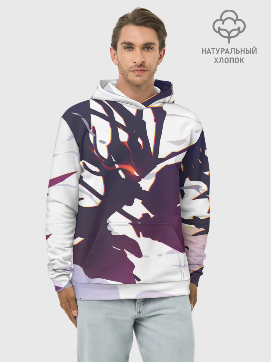 Худи мужской база хлопок / милый во франксе абстракция