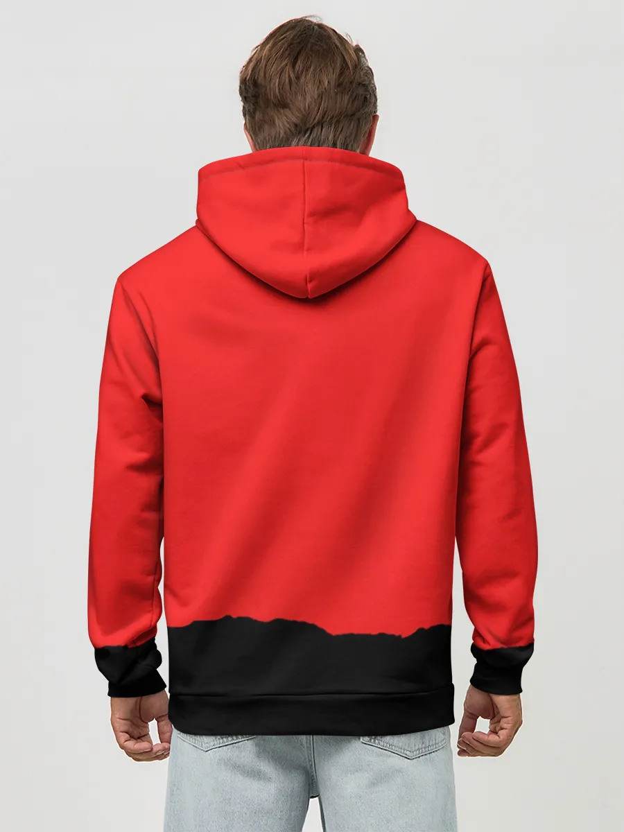 Худи мужской база хлопок / TEAM FORTRESS 2 RED TEAM