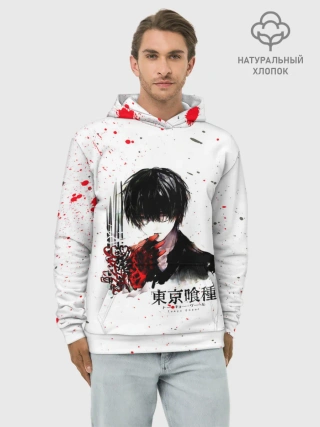 Худи мужской база хлопок / Токийский гуль