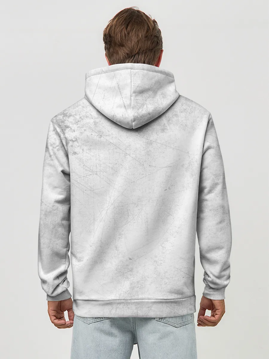 Худи мужской база хлопок / Острые козырьки